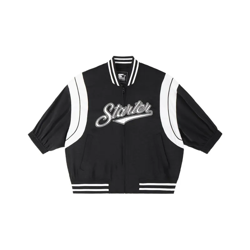 STARTER Baseball Jacket Unisex Black-0