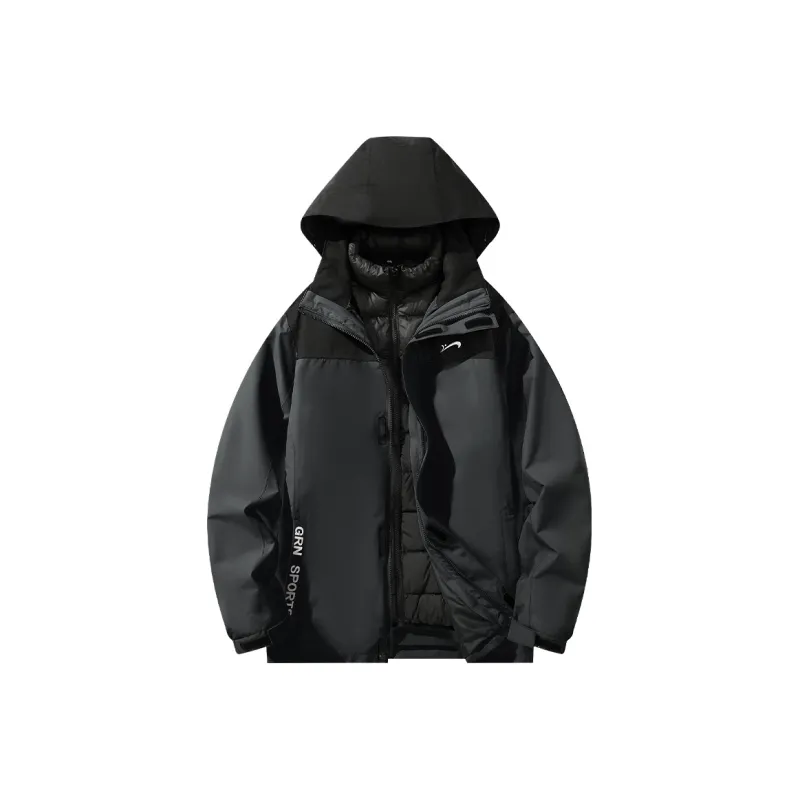 K bird Waterproof And Windproof To Keep Warm Windbreaker Jacket Unisex-4