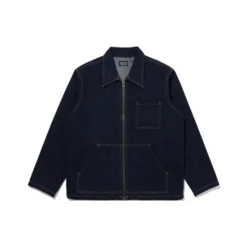 Levis Contrast stitching Zip up Jeans Jacket