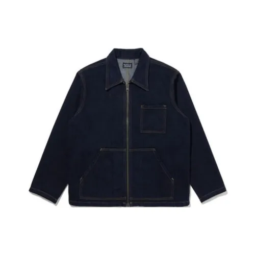 Levis Contrast stitching Zip up Jeans Jacket