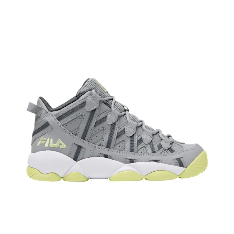 FILA Stackhouse Spaghetti Cushioning Slip Resistant High Top Basketball Shoes Unisex Gray-1