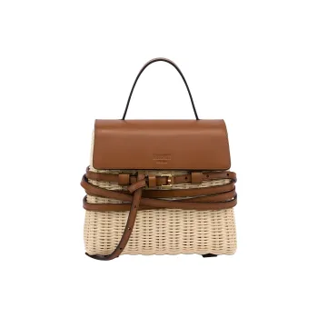 MOSCHINO Wood Tote Bag