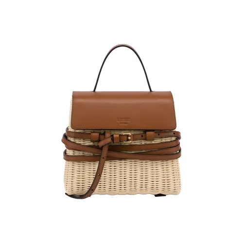 MOSCHINO Wood Tote Bag