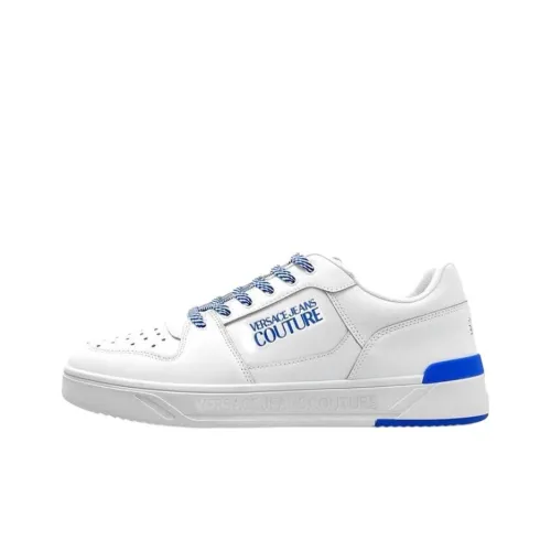 VERSACE JEANS COUTURE Low Top Skateboard Shoes Men's White