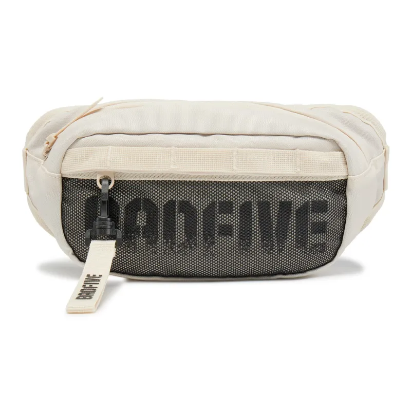 LiNing Basketball Collection Polyester One Shoulder Crossbody Fanny Pack Unisex Dune Khaki-0