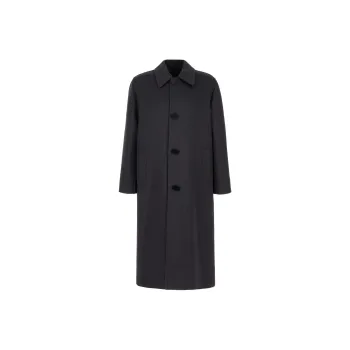 FENDI Coats Men Dark Gray