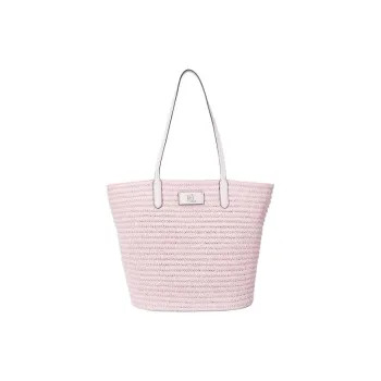 Ralph Lauren Cellulose Handbag, Shoulder Bag Large Size Women's Pink
