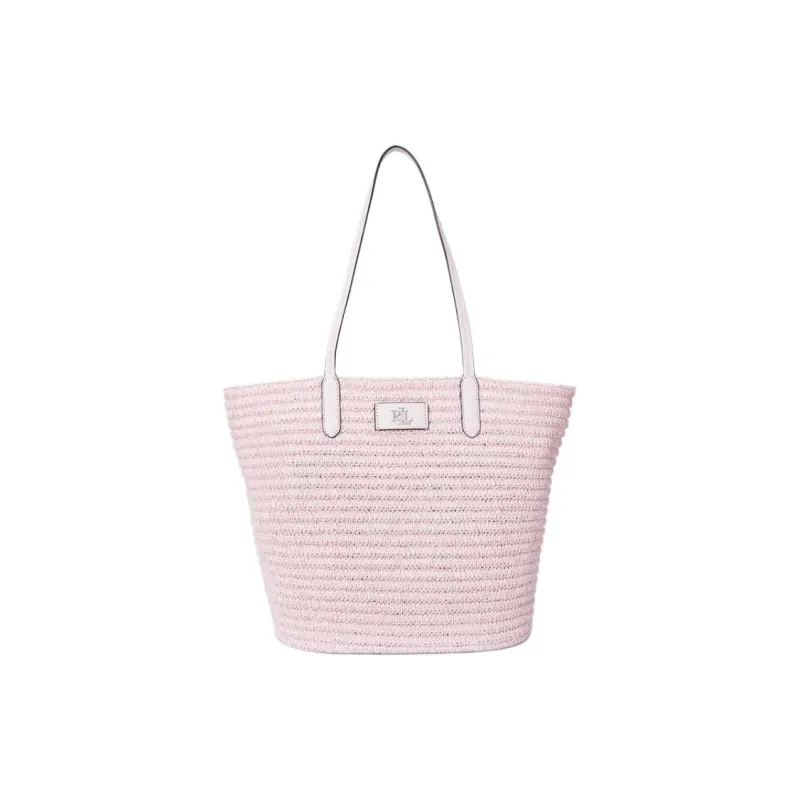 Ralph Lauren Cellulose Handbag, Shoulder Bag Large Size Women's Pink-0