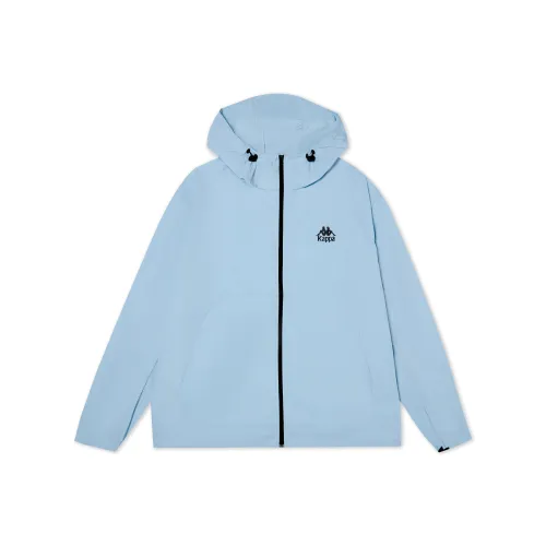 Kappa Summer Sun Protection Clothing Unisex Light Gray Blue