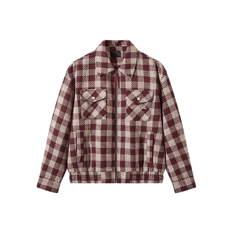 GXG Jackets Coats Men's Red Plaid-0