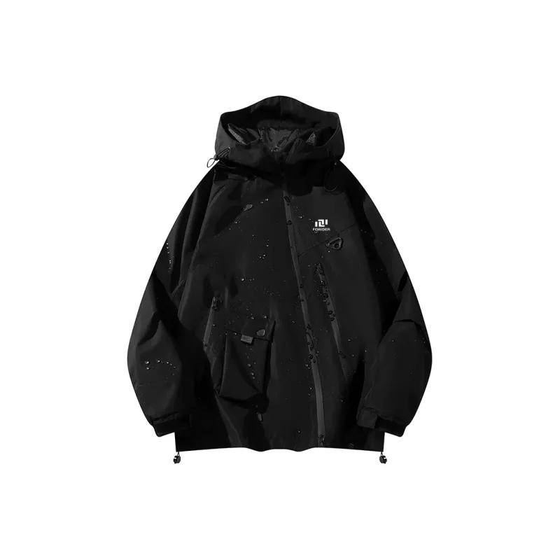 FORIDER Water Resistant Windproof UV Protection Windbreaker Jacket Unisex-0