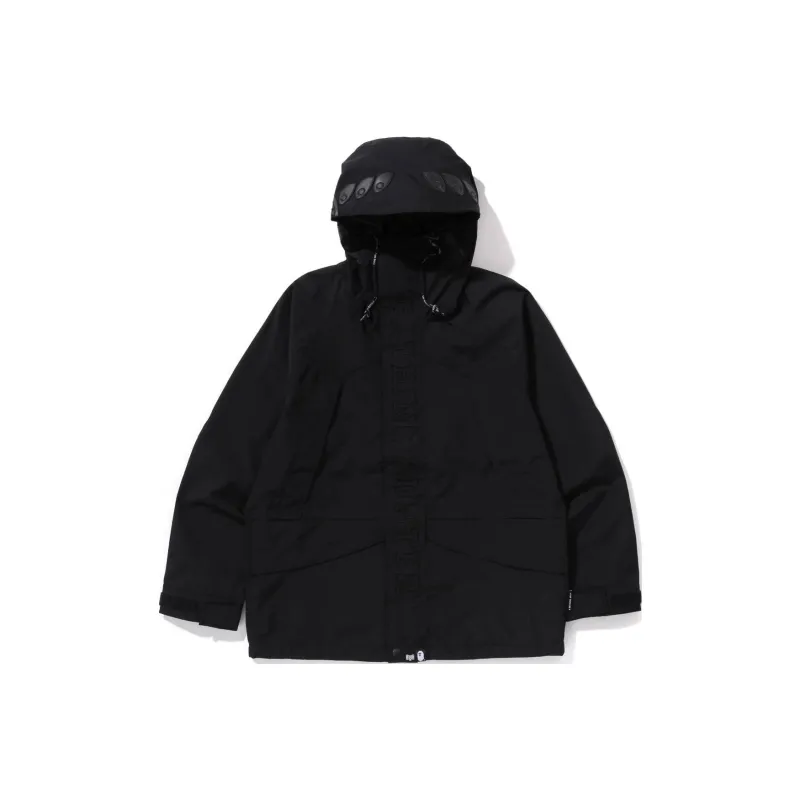 A BATHING APE BOUNTY HUNTER Collaboration Jackets Unisex Black-0