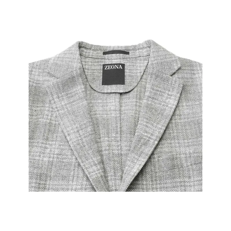 Zegna Business Suit Coat Men's Gray-2