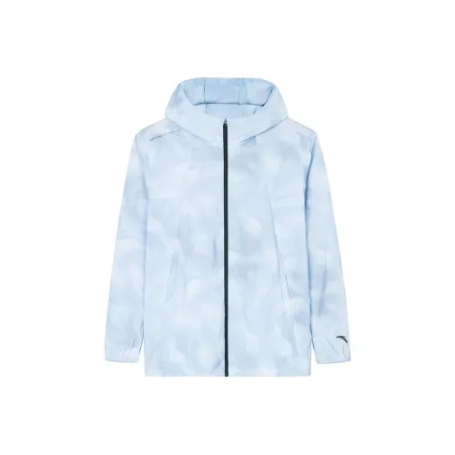 Anta Variety Training Collection Sun Protection Clothing Men's Light Glow Blue