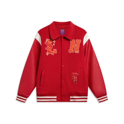 LiNing Rijin Doujin Collection Jacket Men's Samba Red