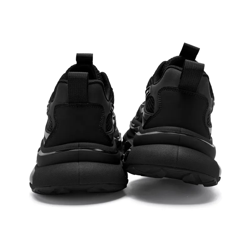 JEEP SPIRIT Shock Absorbers Slip Resistant, Abrasion Resistant, Lightweight Chunky Sneakers Men's Graphite Black-4