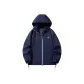 Navy Blue Single Windbreaker Jacket