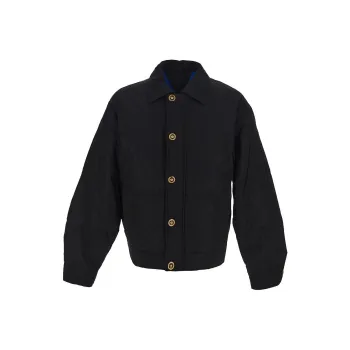 VERSACE Button Up Down Jacket