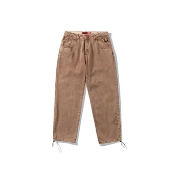 OSCill Wide Leg Jeans Unisex Brown