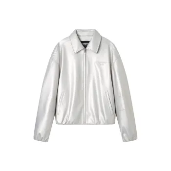 DANGEROUSPEOPLE Jackets Coats Unisex Silver