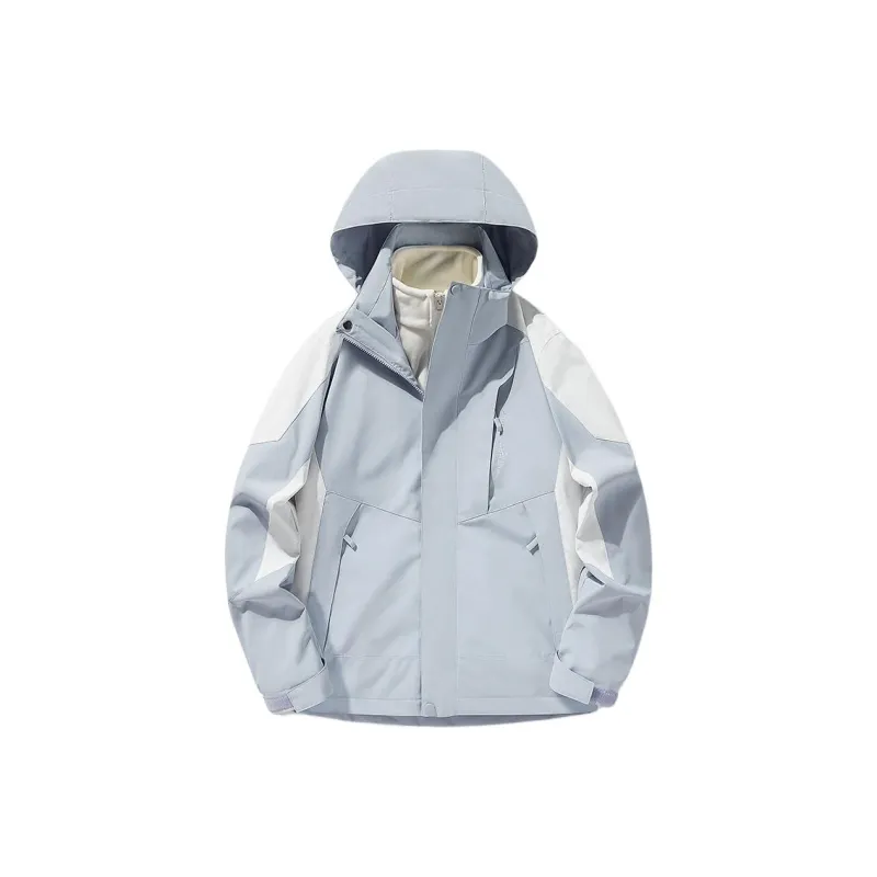 Cotton Water-Resistant Windproof UV Protection Breathable Warm Windbreaker Jacket Men's-7
