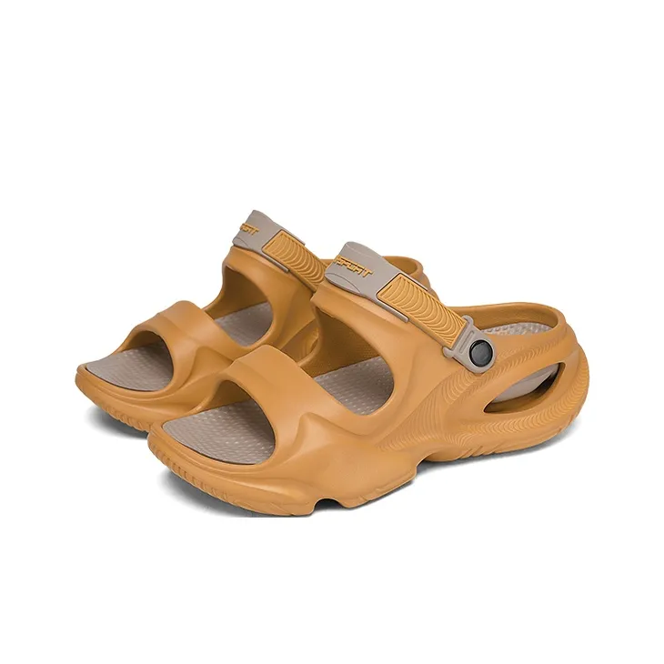 CAMOSI Beach Sandals Unisex Black Gray/White Black/Orange/Mint Green-7