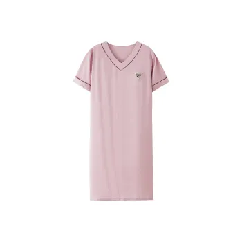 FENTENGCARE Nightgown Women's Pink