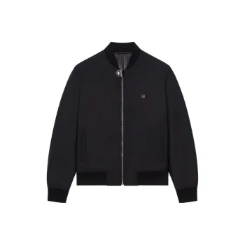 Givenchy 4G Plaque Reversible Bomber Jacket