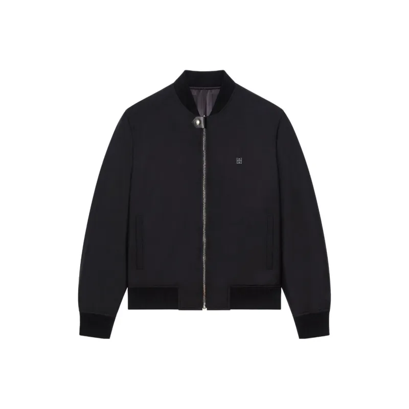 Givenchy 4G Plaque Reversible Bomber Jacket-0