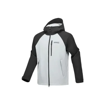 Skechers Mountain And Wild Outdoor Series Jacket Unisex Metal Gray