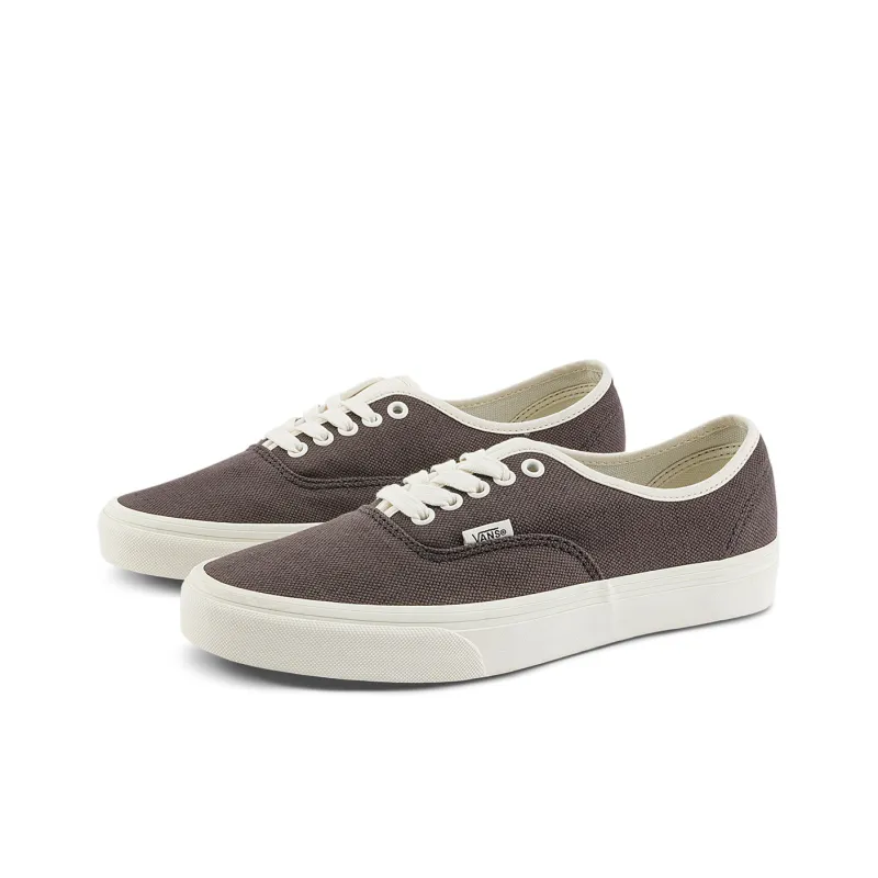 Vans Authentic Anti Slip Wear Resistant Low Top Canvas Shoes Unisex Dark Brown-2