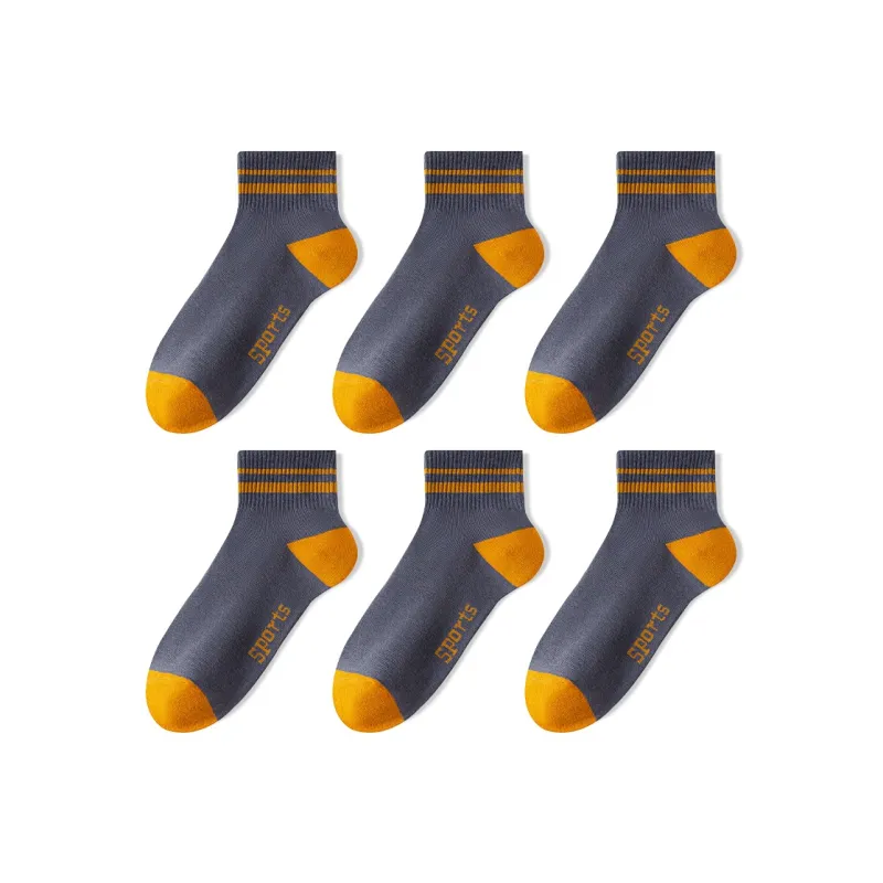 Urban Beauty Mid Calf Socks Men's 6 Pack-17