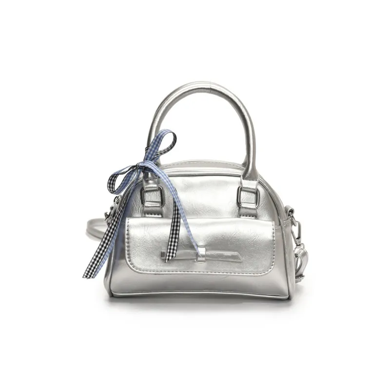 Yalu PU Shoulder Bag, Crossbody Bag, Handbag Regular Women's Ecru/Red/Pink/Silver/Black-22