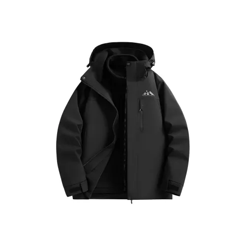 FASTFISH Warm Breathable Water-Repellent Rainproof Windproof Windbreaker Jacket Unisex