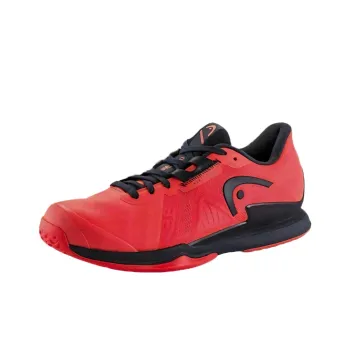 HEAD Sprint Pro 3.5 Low Top Tennis Shoes Men's Red Black