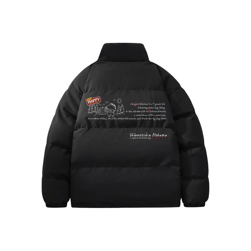 SHINCHAN Puffer Jacket Coat Unisex-0