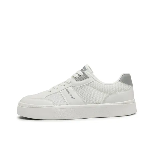 Warrior Slip Resistant, Abrasion Resistant, Lightweight Low Top Skateboard Shoes Men's Light Beige Gray