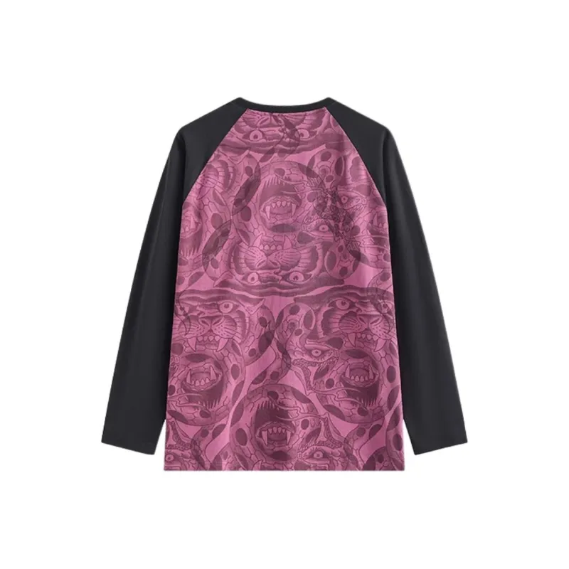 Ed Hardy x DADAOZHIZI,LIANMINGKUAN T Shirt Men's Berry Purple-1