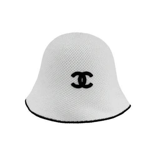 CHANEL Bucket Hats Women's White