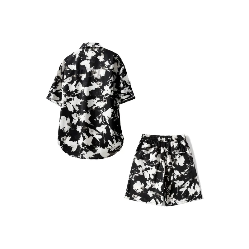 Nordic Raiders Shirt Matching Set Unisex Black-1