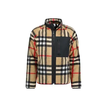 Burberry Velvet feel Coat Men's Light Brown