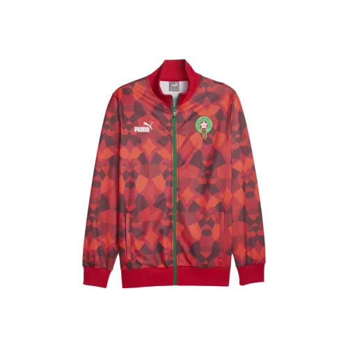 PUMA BUTTER GOODS Morocco FtblCulture Track Jacket Men Jacket Men's Red