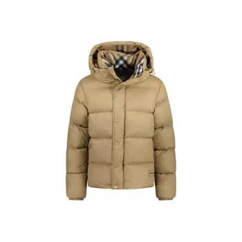 Burberry Down Jacket Men's Beige