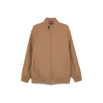GUCCI Twill Weave Zipped Bomber Jacket