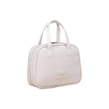 LETOO PU Handheld Makeup Bag Women's Rose Pink