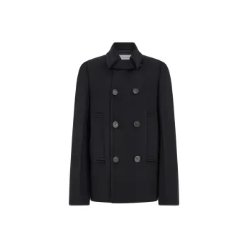 Ferragamo Double Breasted Peacoat