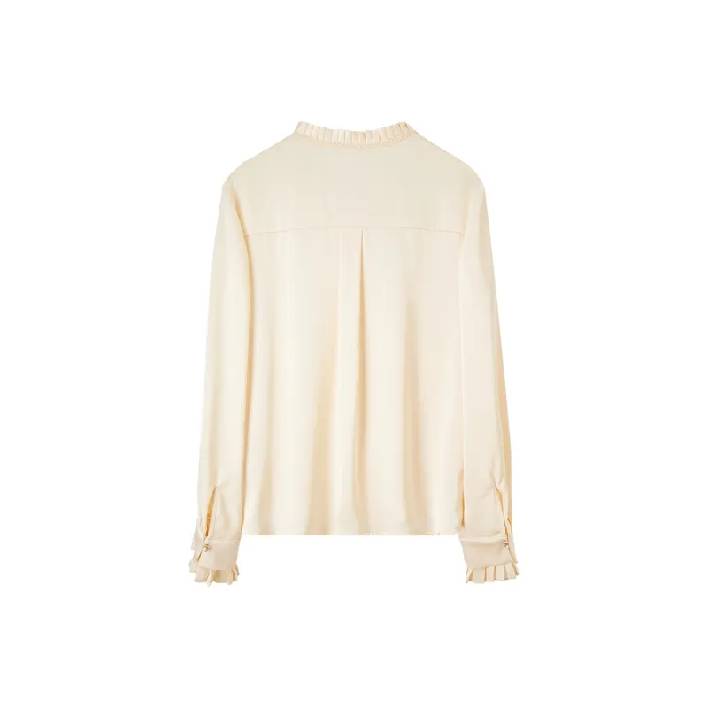 SENTUBILA Shirt Women's Apricot-3
