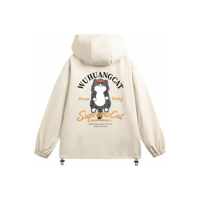Supremo Cat Jackets Coats Unisex-5