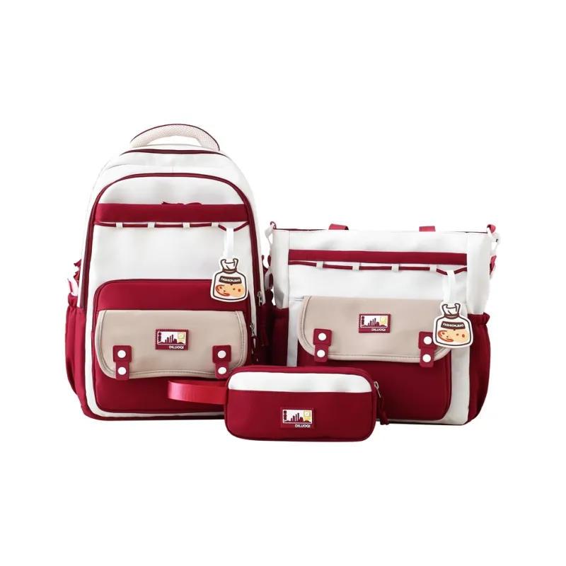 OUZIHUANG Nylon Combo Set Medium Size Unisex Multicolor-15