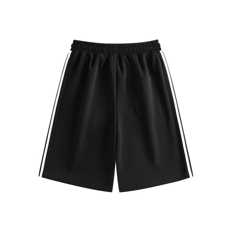 Crayon Shinchan Casual Shorts Unisex Active Black & White-1
